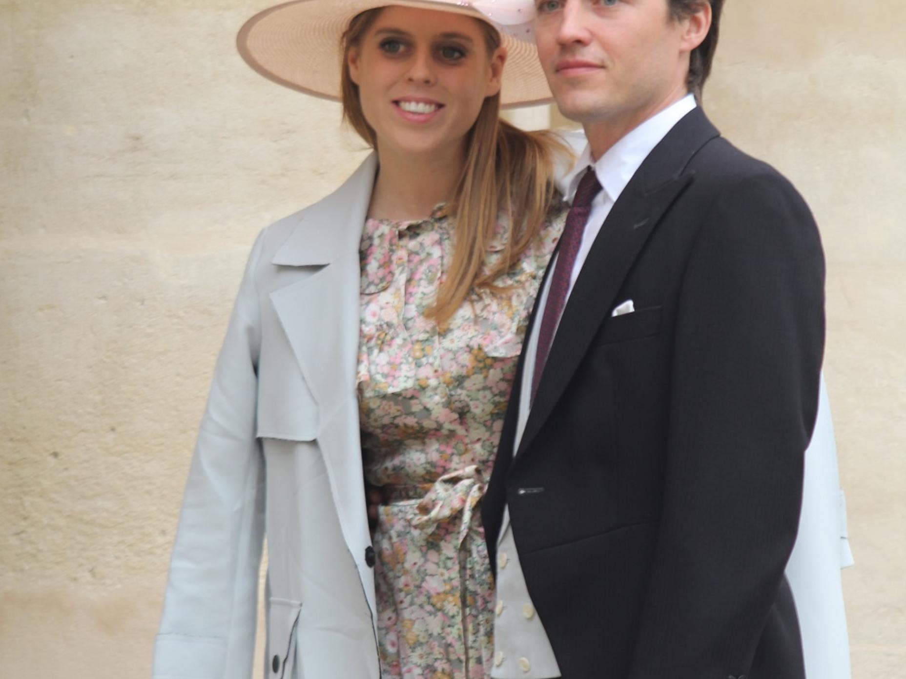 La princesse Béatrice au mariage du prince Napoléon