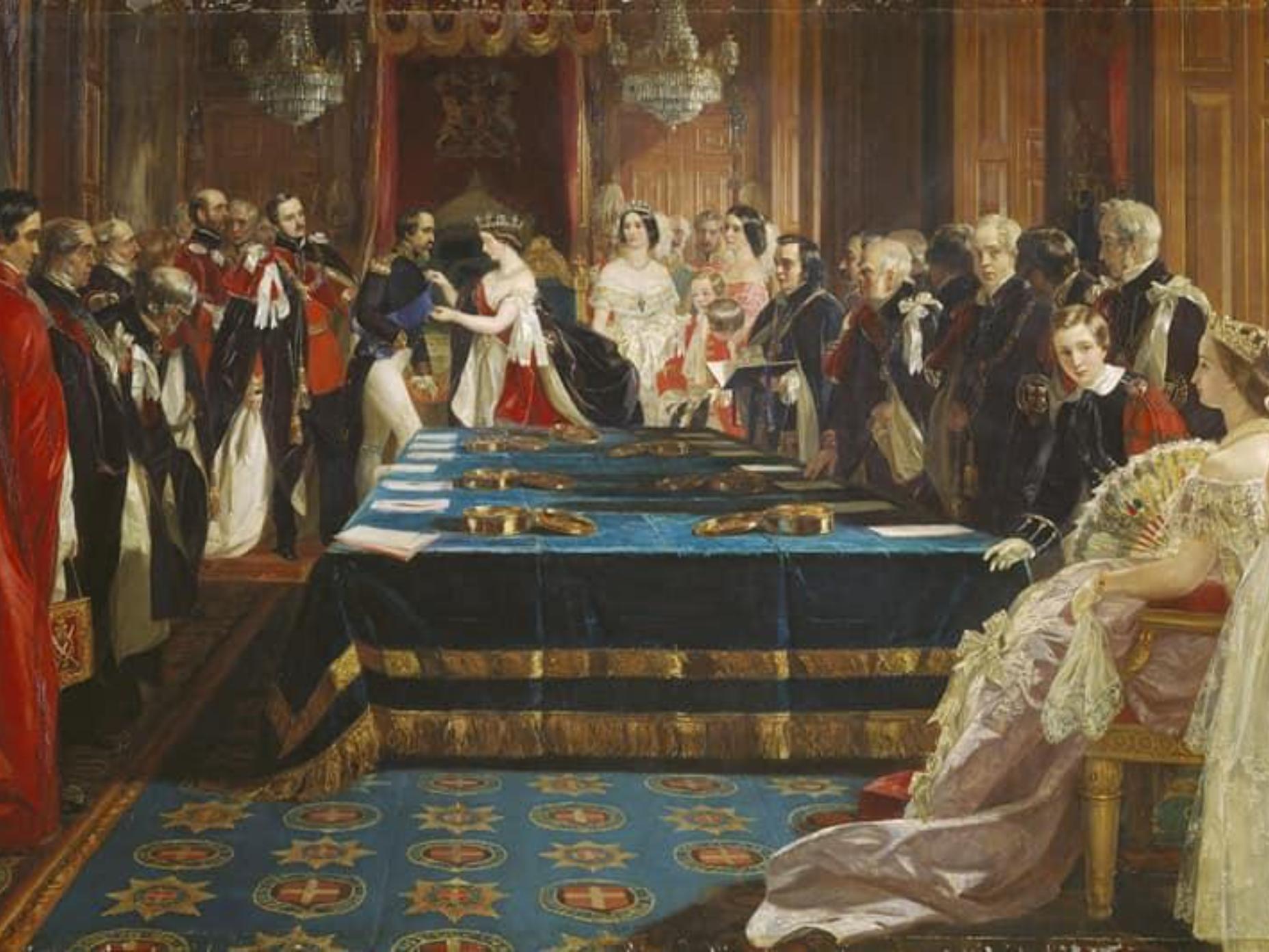 L'impératrice Eugénie et la famille royale britannique