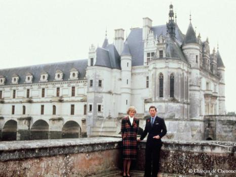 La famille royale britannique et les châteaux de la Loire