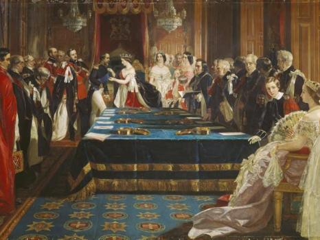 L'impératrice Eugénie et la famille royale britannique